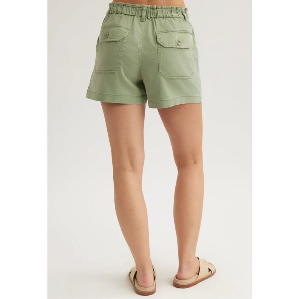 Callie Ruffle Short - Olive Grove - Picture 3 of 4